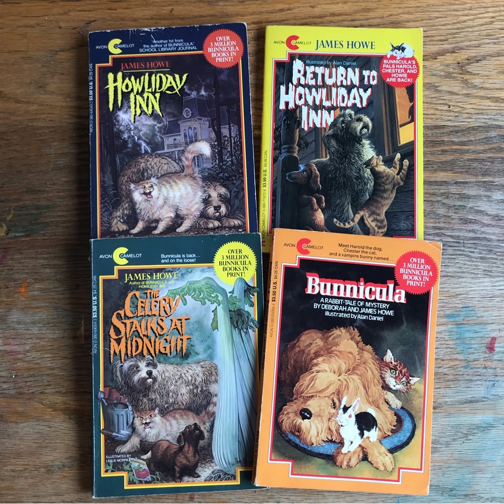 4 Paperback Books by James Howe